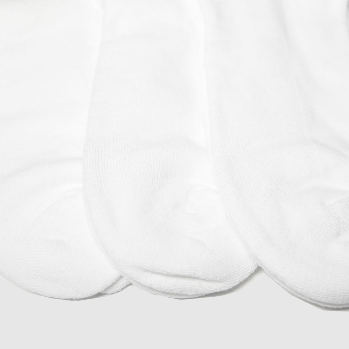 Schuh Adidas Originals Ankle Sock 3 Pack In White & Black