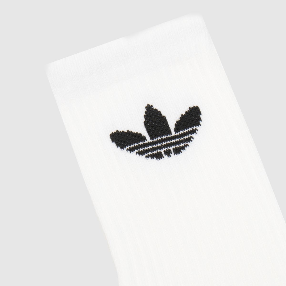 Schuh Adidas Originals Crew Sock 3 Pack In White & Black