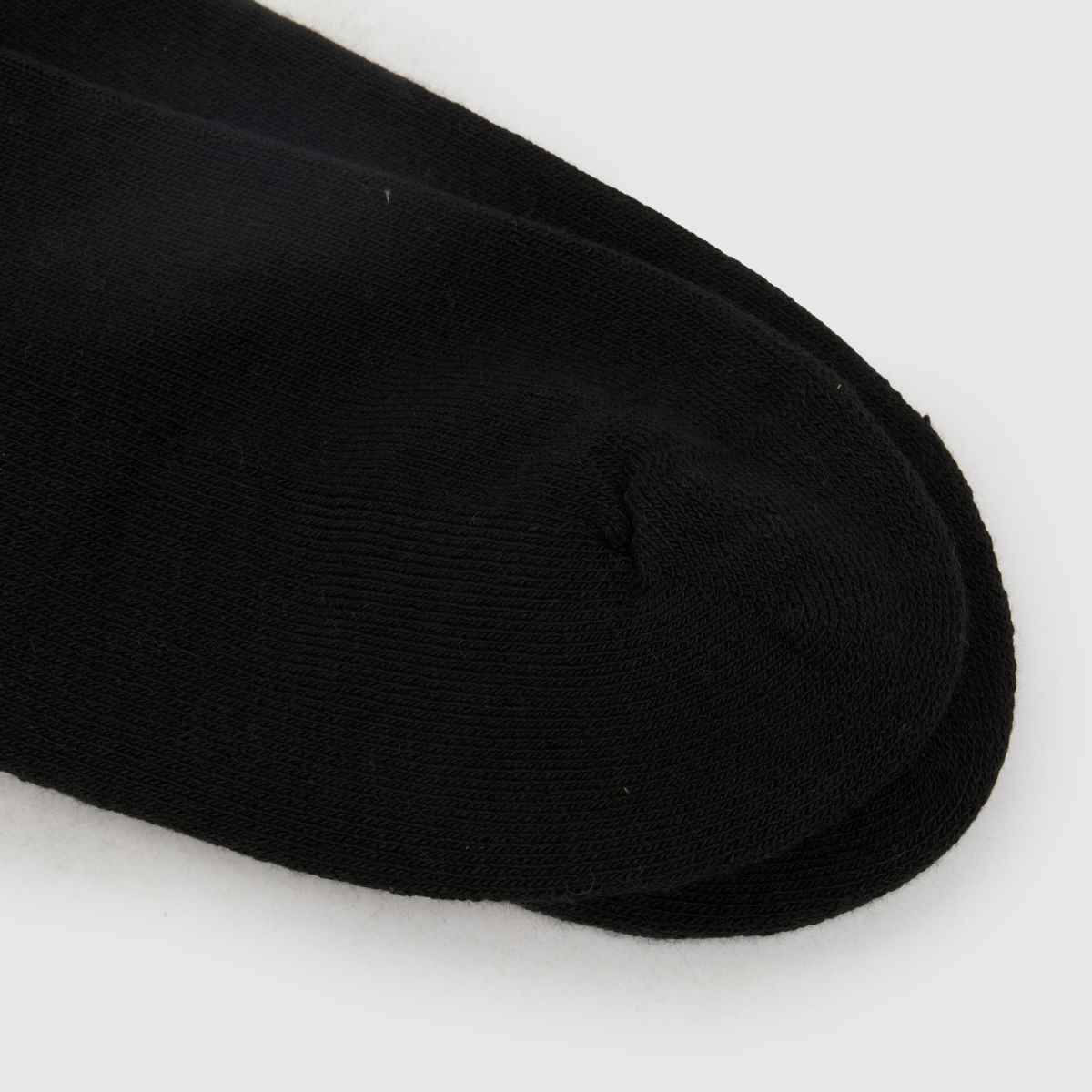 Schuh Adidas Originals Mid Crew Sock 3 Pk In White & Black