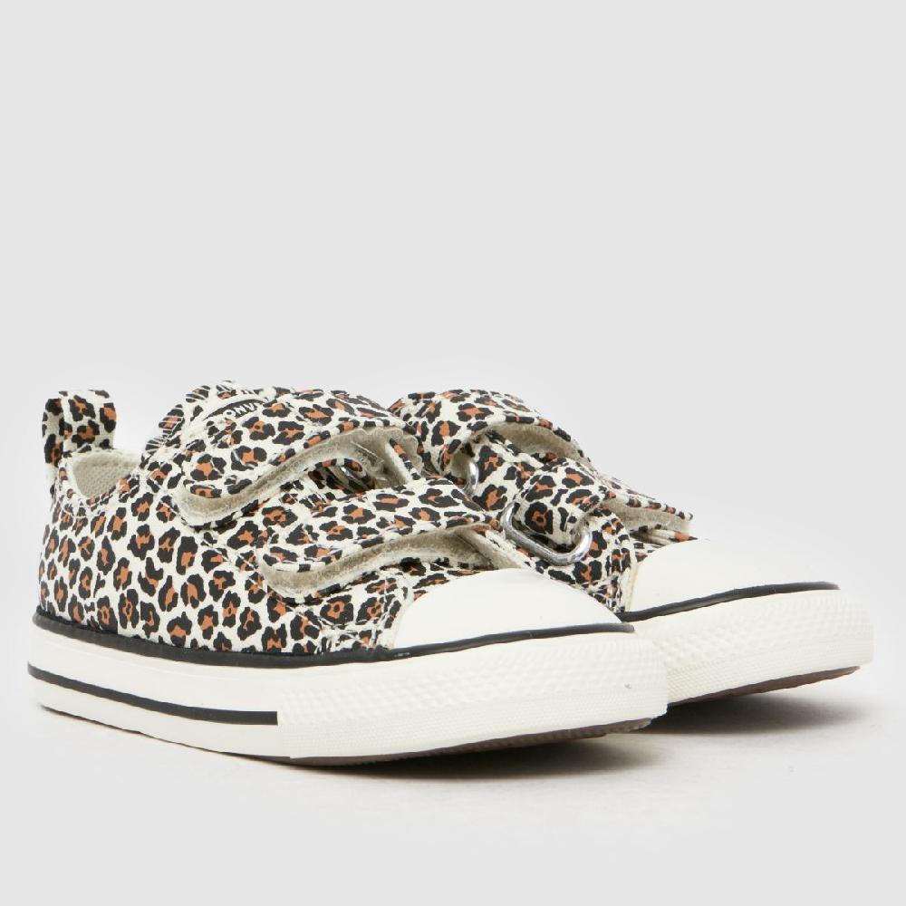 Schuh Converse All Star 2V Lo Girls Toddler In Brown Multi