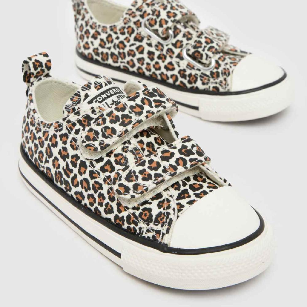 Schuh Converse All Star 2V Lo Girls Toddler In Brown Multi