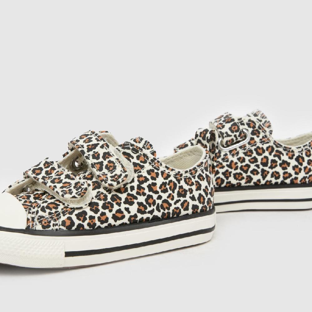 Schuh Converse All Star 2V Lo Girls Toddler In Brown Multi