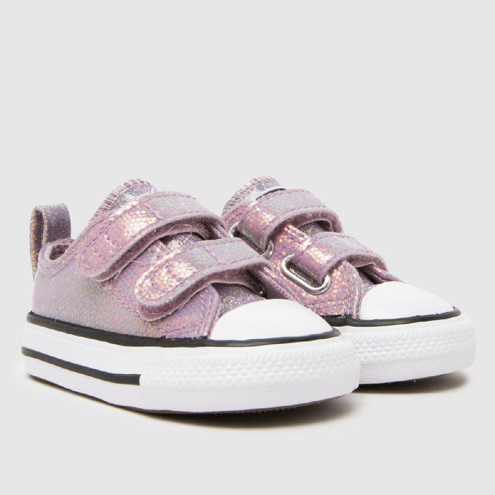 Schuh Converse All Star 2V Lo Glitter Girls Toddler In Lilac