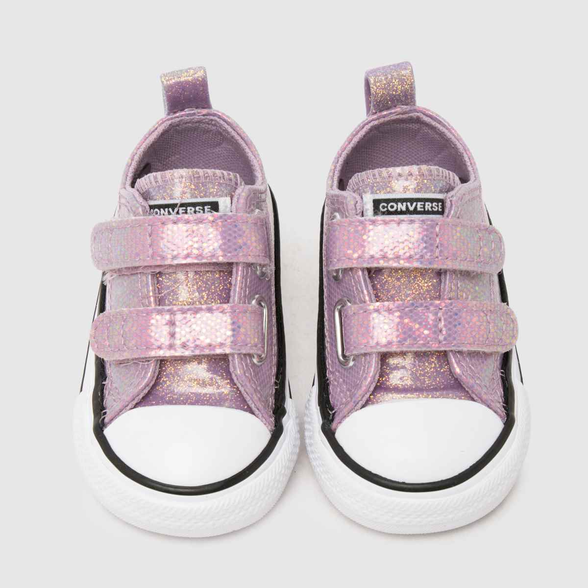 Schuh Converse All Star 2V Lo Glitter Girls Toddler In Lilac
