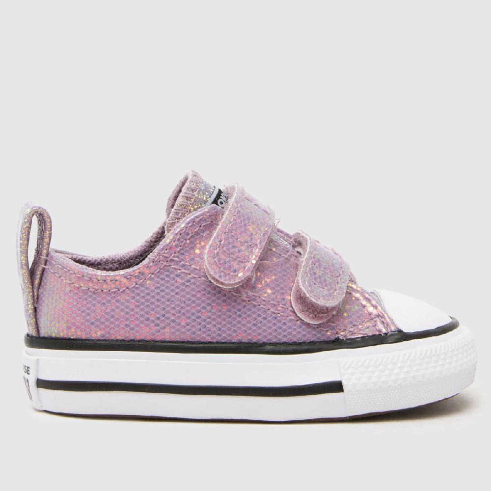 schuh Converse All Star 2V Lo Glitter Girls Toddler in Lilac
