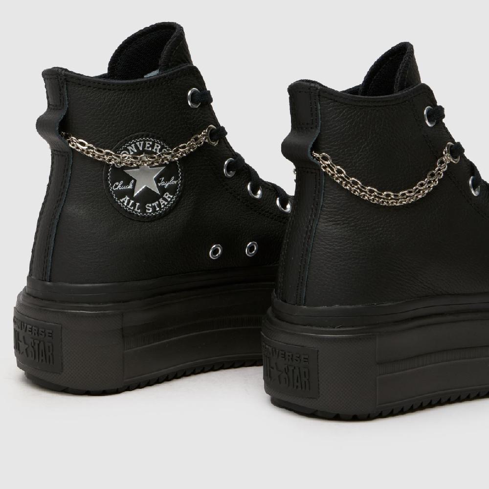 Schuh Converse All Star Double Stack Pierced In Black