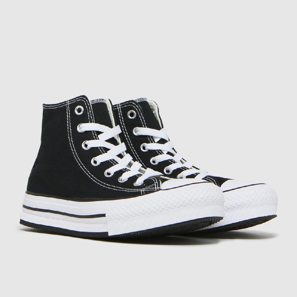 Schuh Converse All Star EVA Lift Hi Girls Junior In Black
