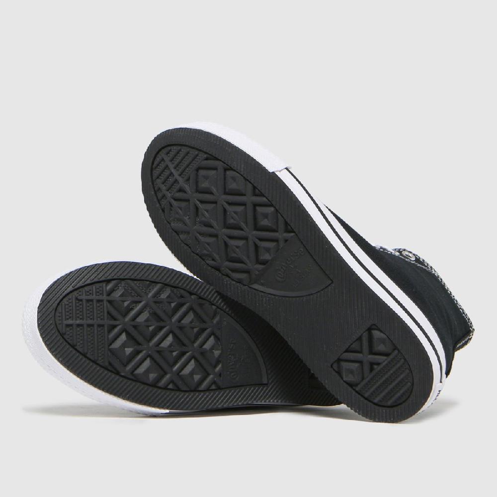 Schuh Converse All Star EVA Lift Hi Girls Junior In Black