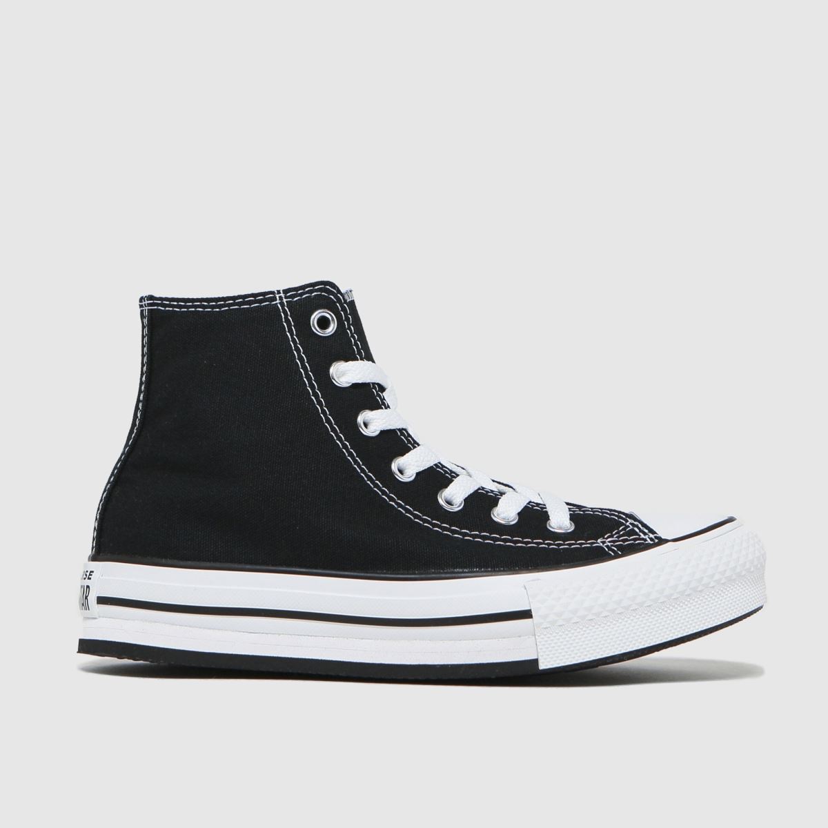 schuh Converse All Star EVA Lift Hi Girls Junior in Black