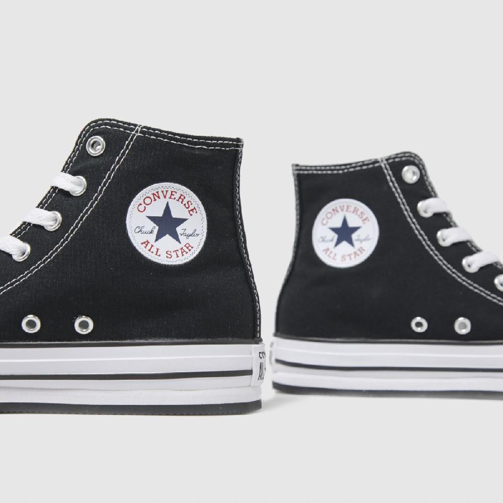 Schuh Converse All Star EVA Lift Hi Girls Youth In Black