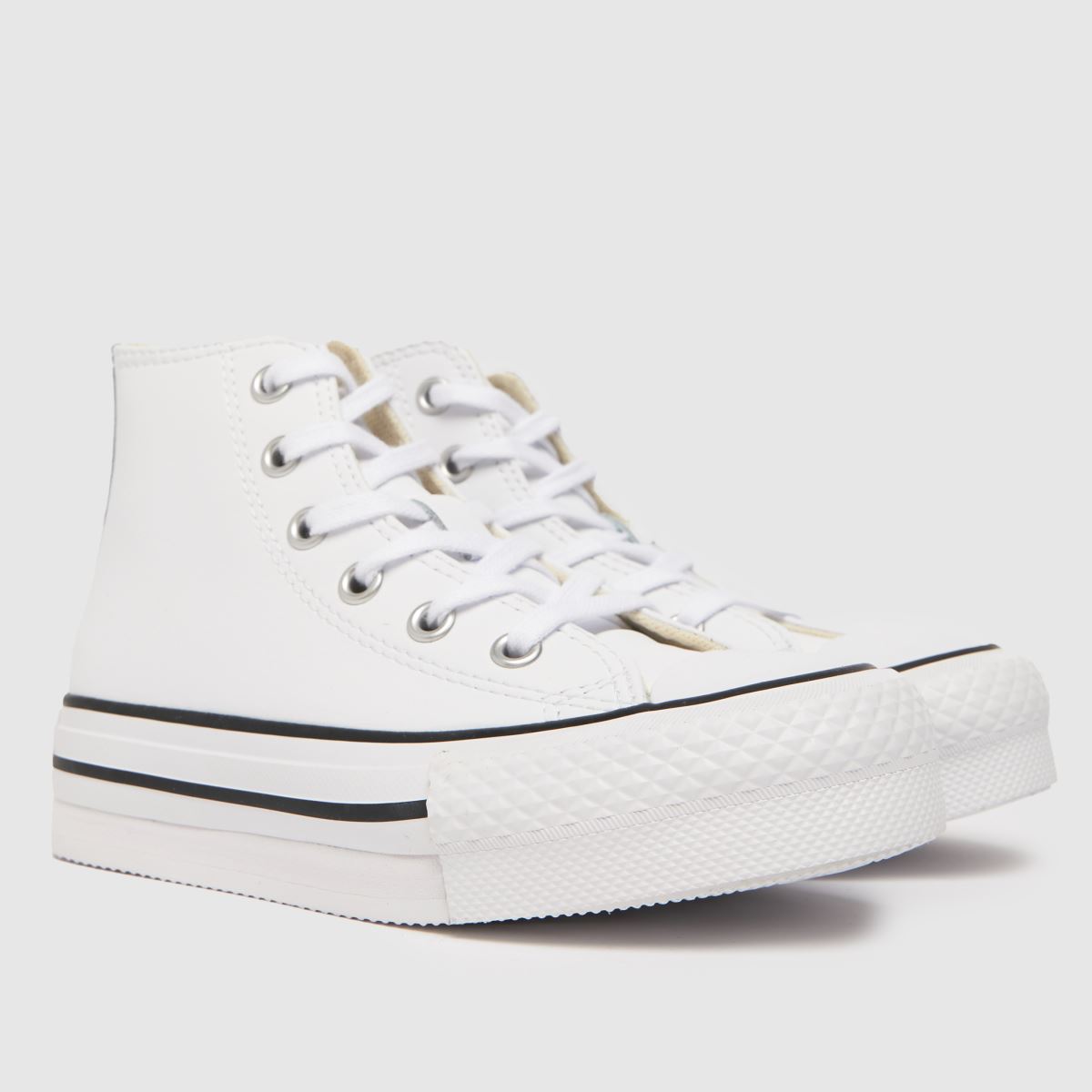 Schuh Converse All Star EVA Lift Hi Junior In White