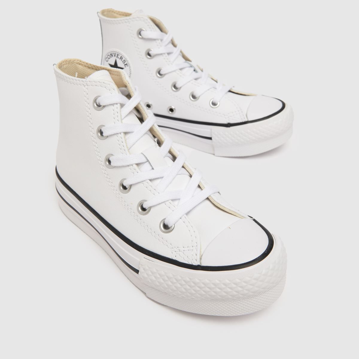 Schuh Converse All Star EVA Lift Hi Junior In White