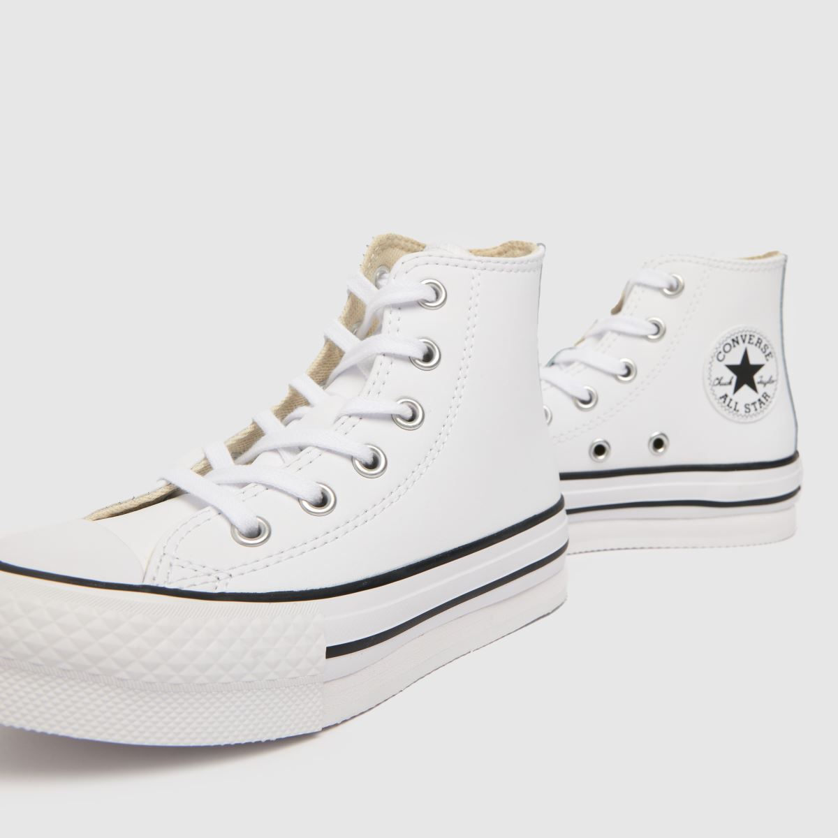 Schuh Converse All Star EVA Lift Hi Junior In White