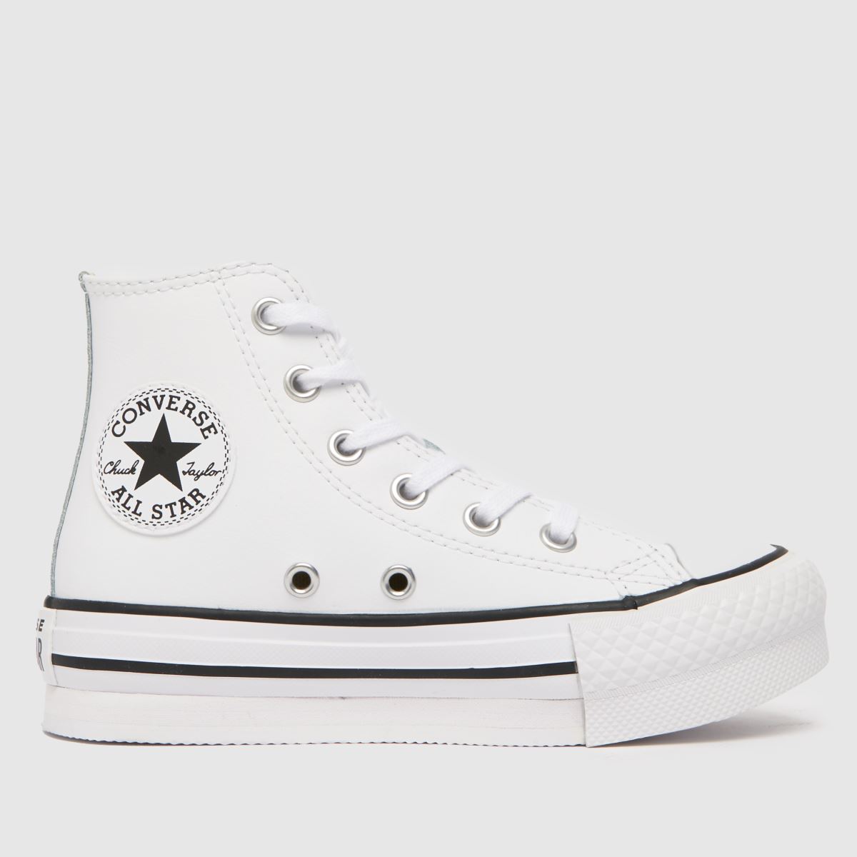 schuh Converse All Star EVA Lift Hi Junior in White