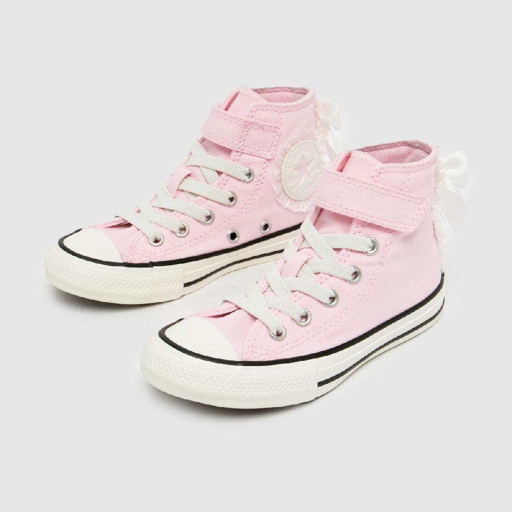 Schuh Converse All Star Hi 1V Ruffles Girls Junior In Pink
