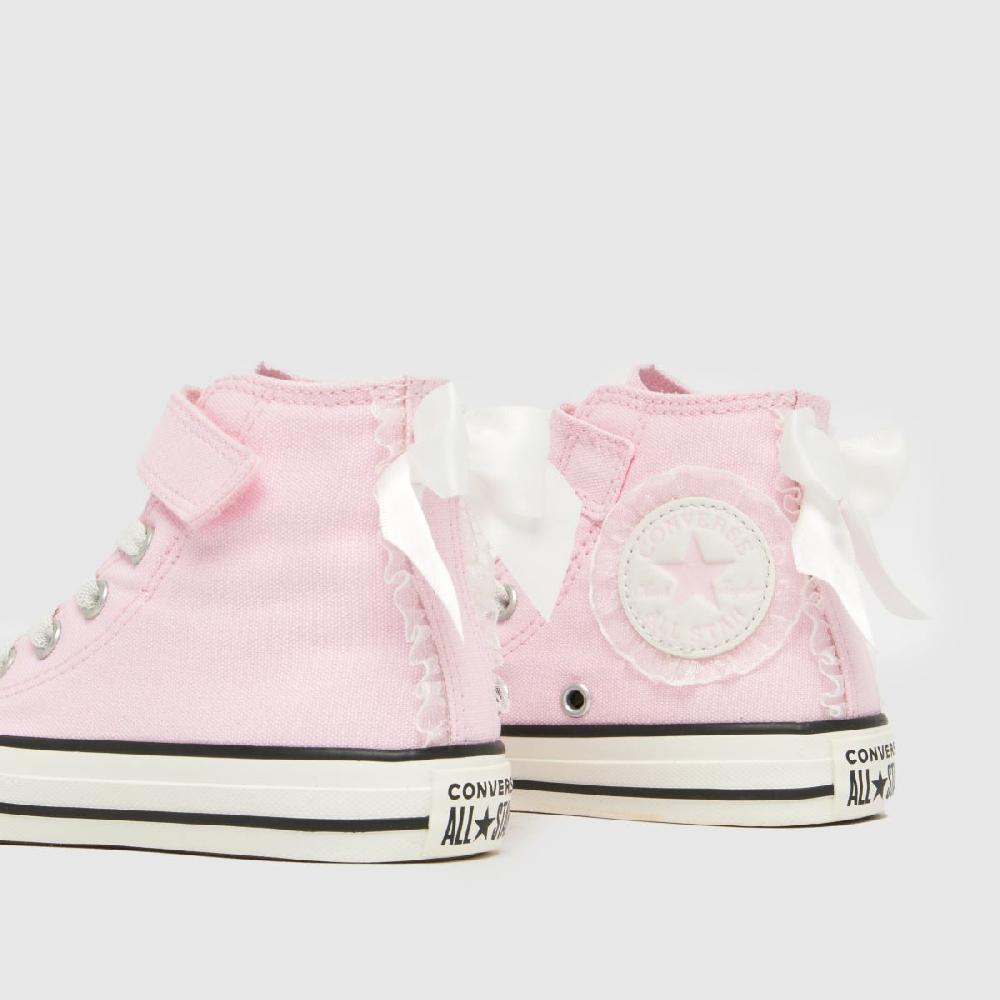 Schuh Converse All Star Hi 1V Ruffles Girls Junior In Pink