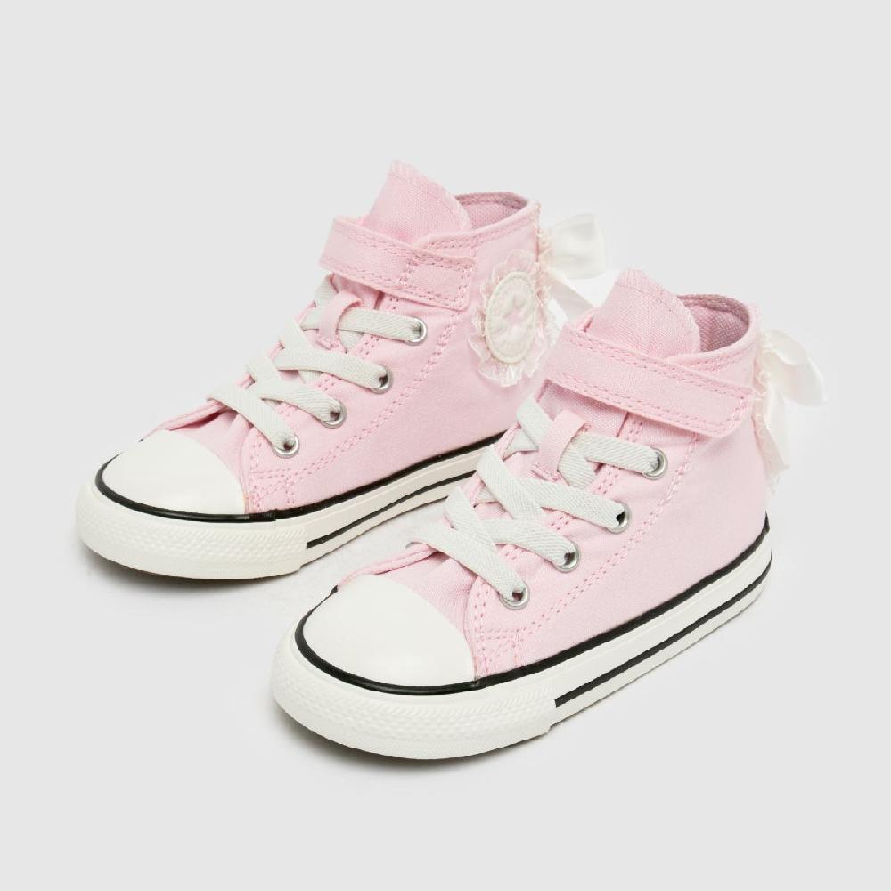 Schuh Converse All Star Hi 1V Ruffles Girls Toddler In Pink