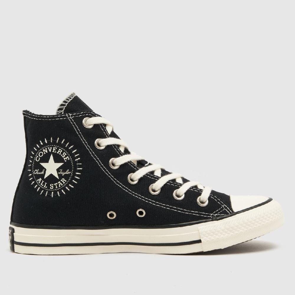 schuh Converse All Star Hi Bold Scene in White & Black