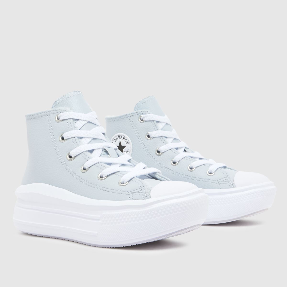 Schuh Converse All Star Hi Move Girls Junior In Light Grey