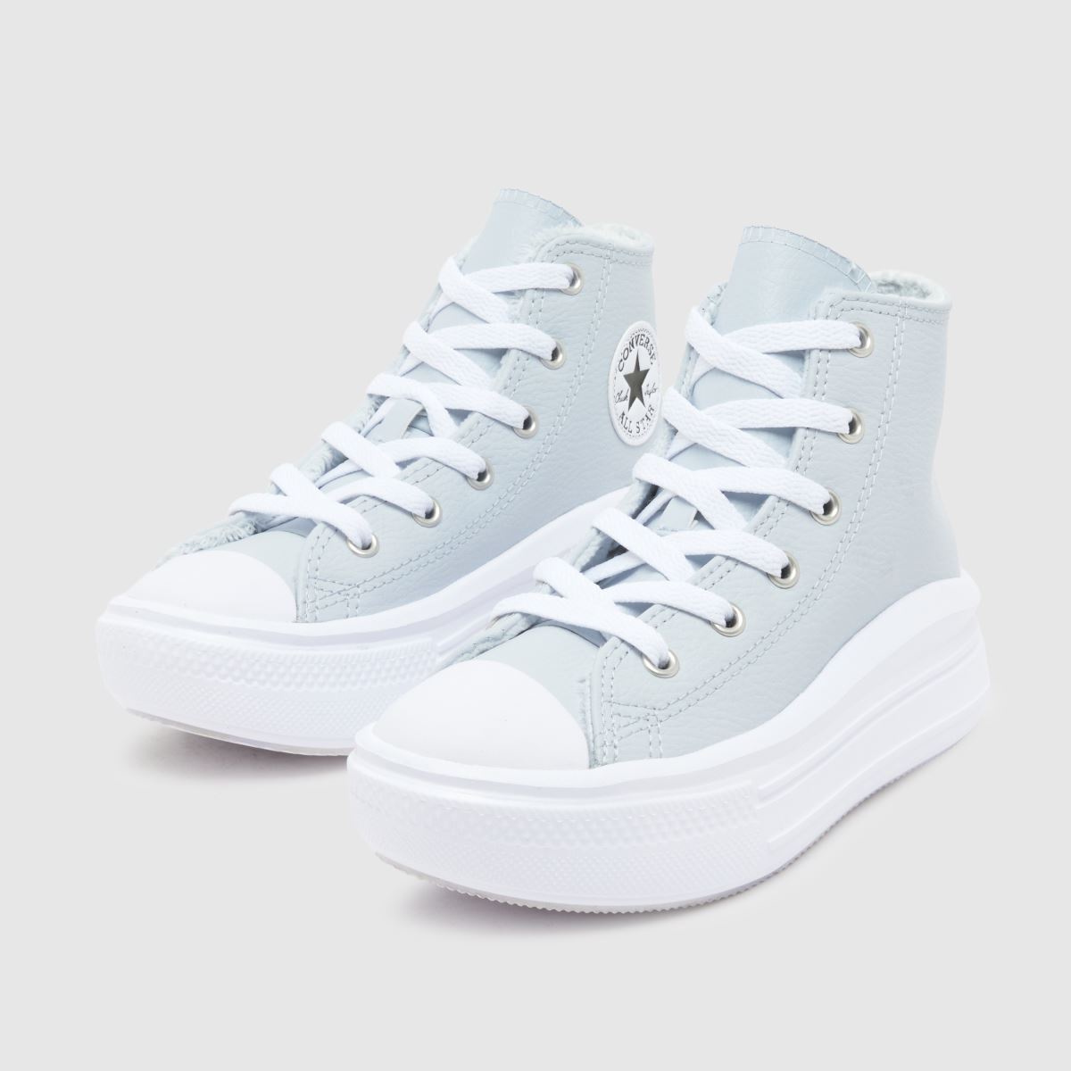 Schuh Converse All Star Hi Move Girls Junior In Light Grey