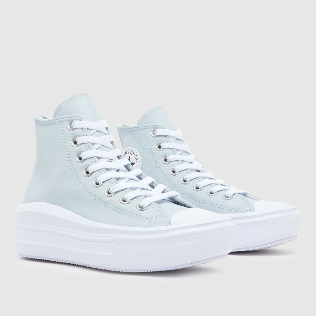 Schuh Converse All Star Hi Move Girls Youth In Light Grey