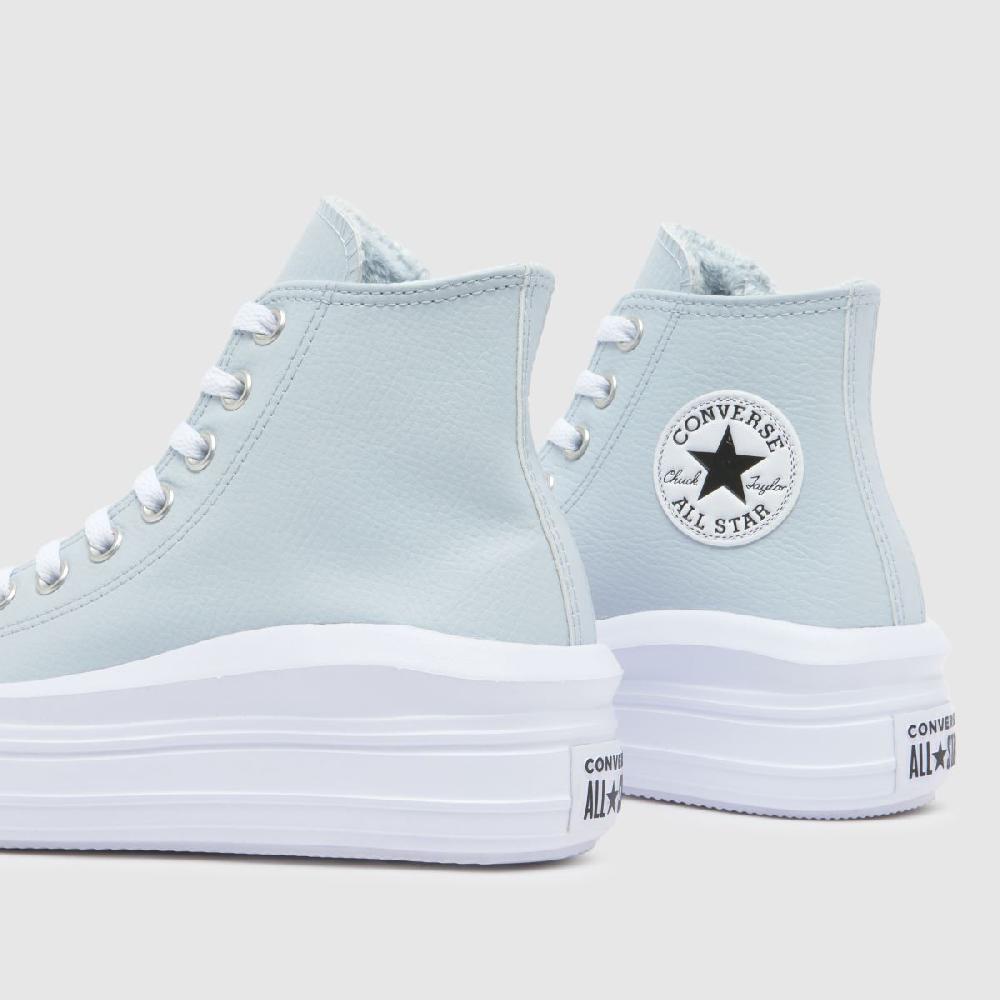 Schuh Converse All Star Hi Move Girls Youth In Light Grey