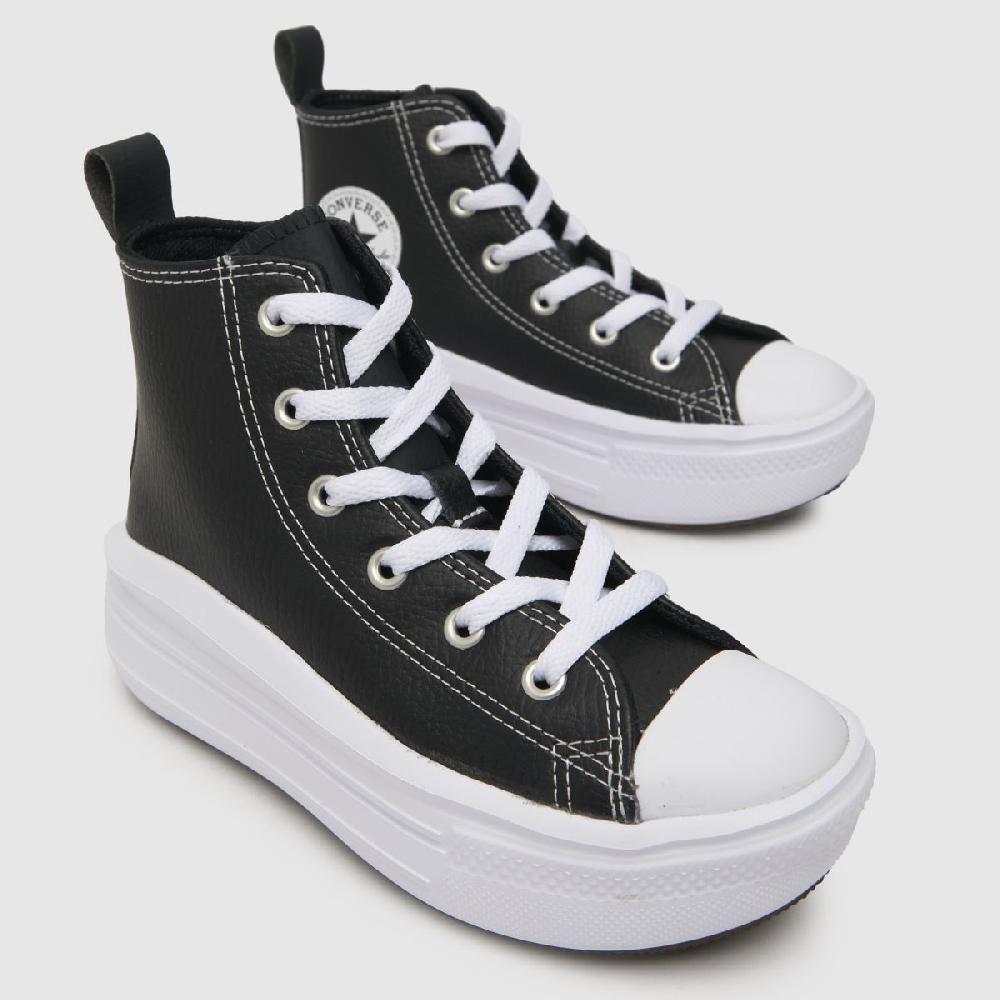 Schuh Converse All Star Move Hi Girls Junior In Black