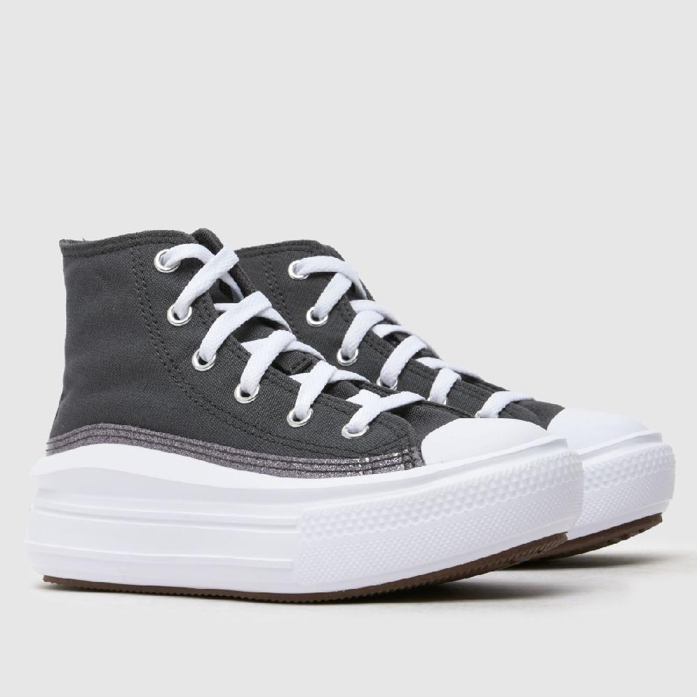 Schuh Converse All Star Move Hi Glitter Girls Junior In Black