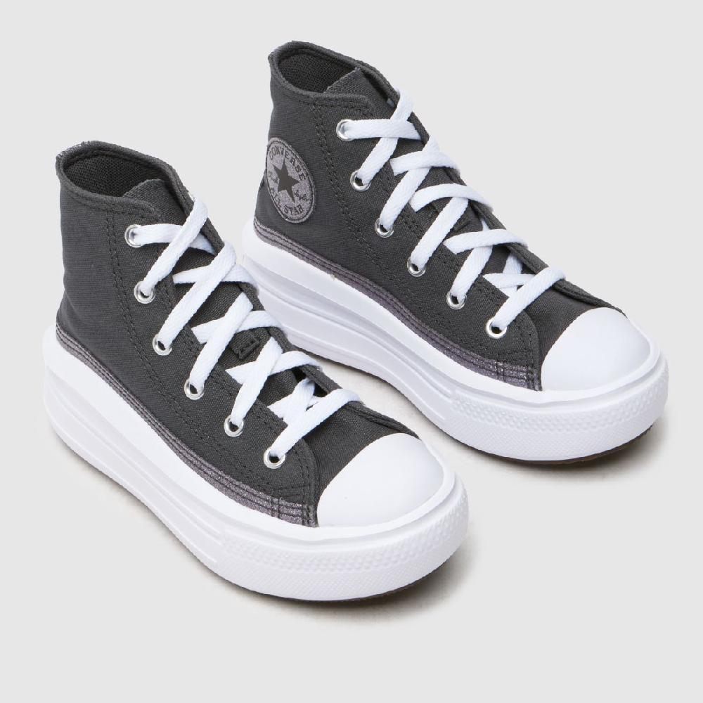 Schuh Converse All Star Move Hi Glitter Girls Junior In Black