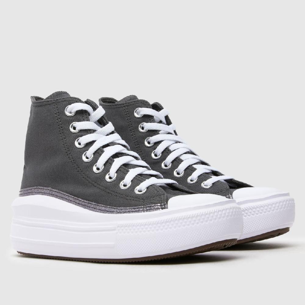 Schuh Converse All Star Move Hi Glitter Girls Youth In Black