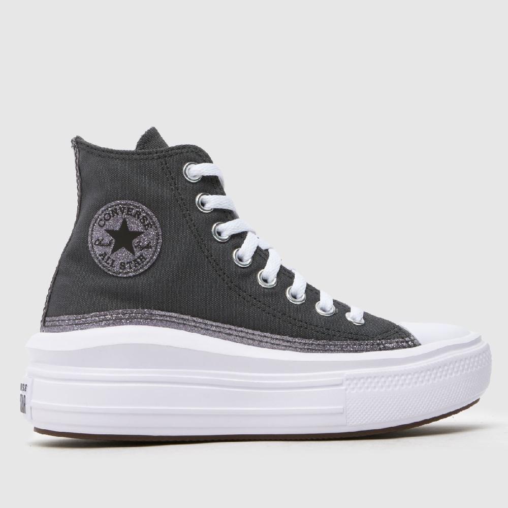 schuh Converse All Star Move Hi Glitter Girls Youth in Black