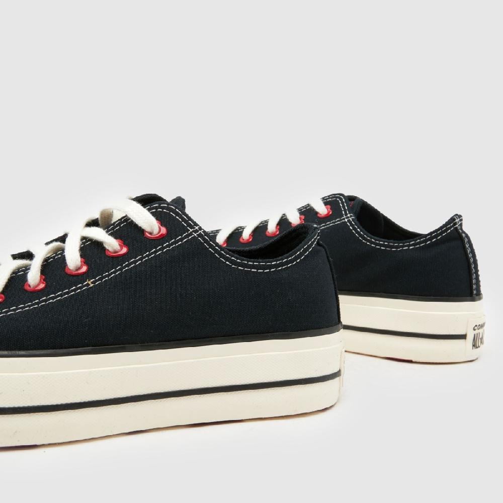 Schuh Converse All Star Ox Chucks In Love In Black Multi