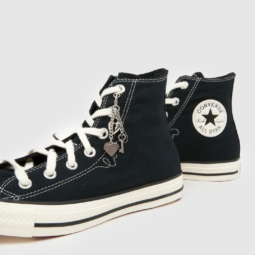 Schuh Converse Chucks In Love All Star Hi In Black & White