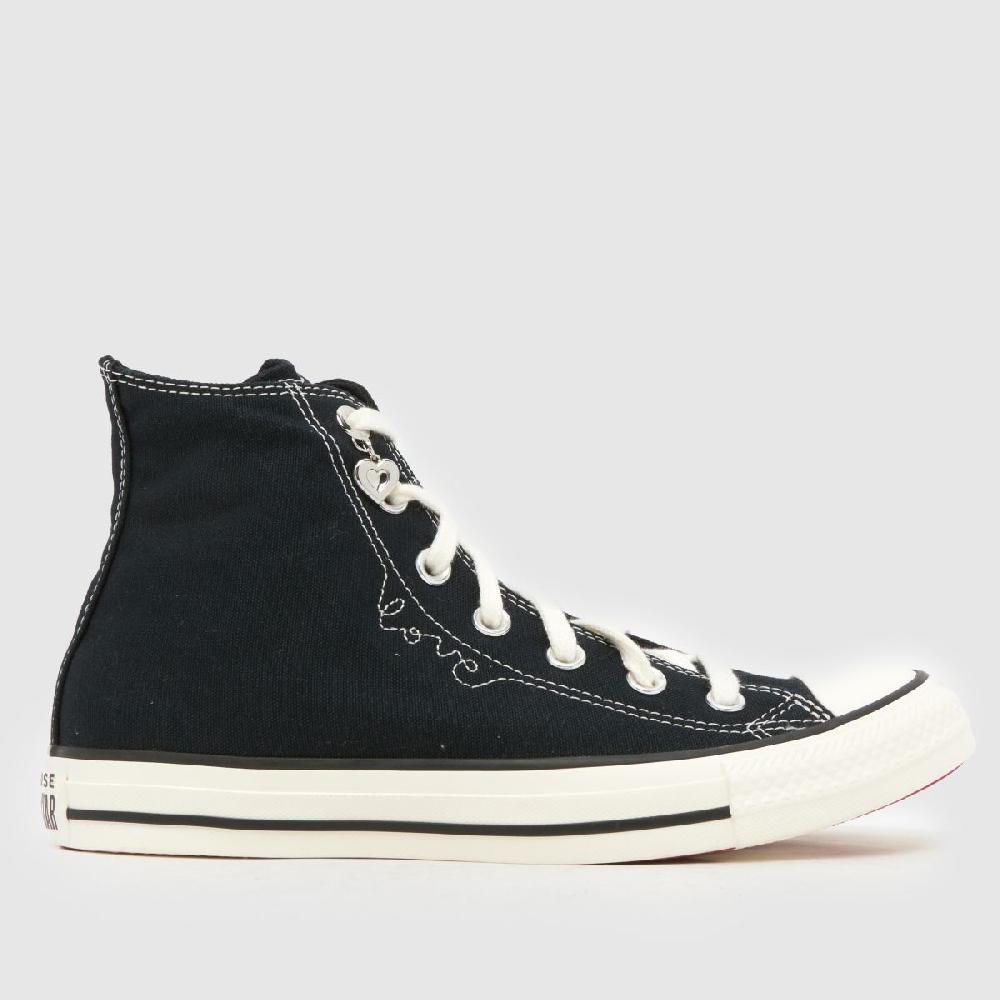 schuh Converse Chucks In Love All Star Hi in Black & White