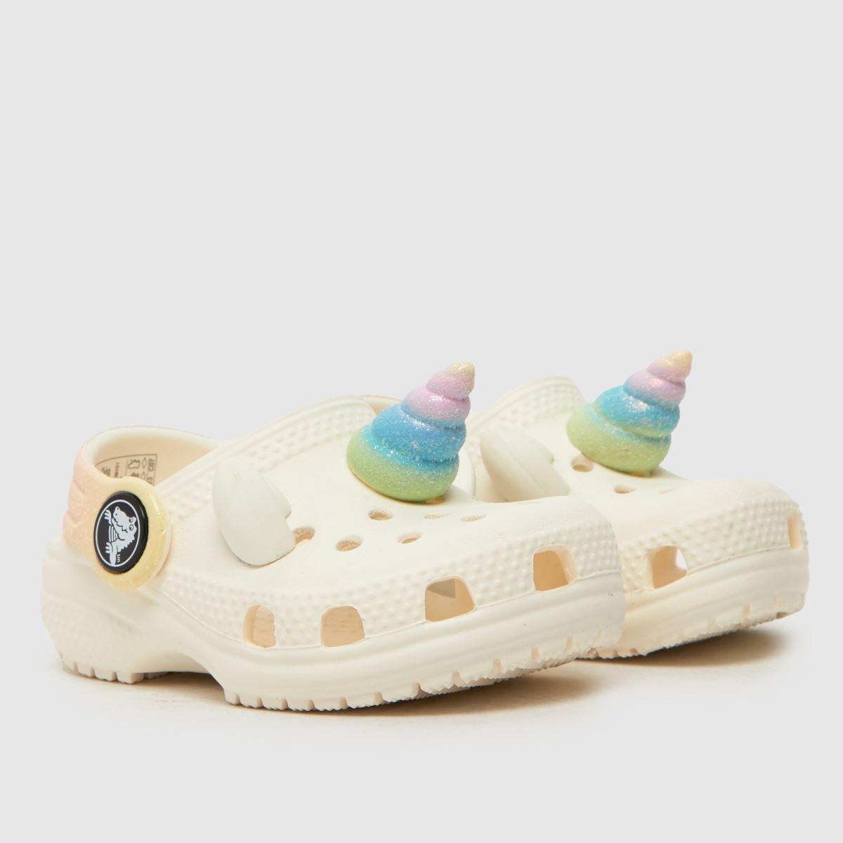 Schuh Crocs Classic I Am Unicorn Clog Girls Toddler In White