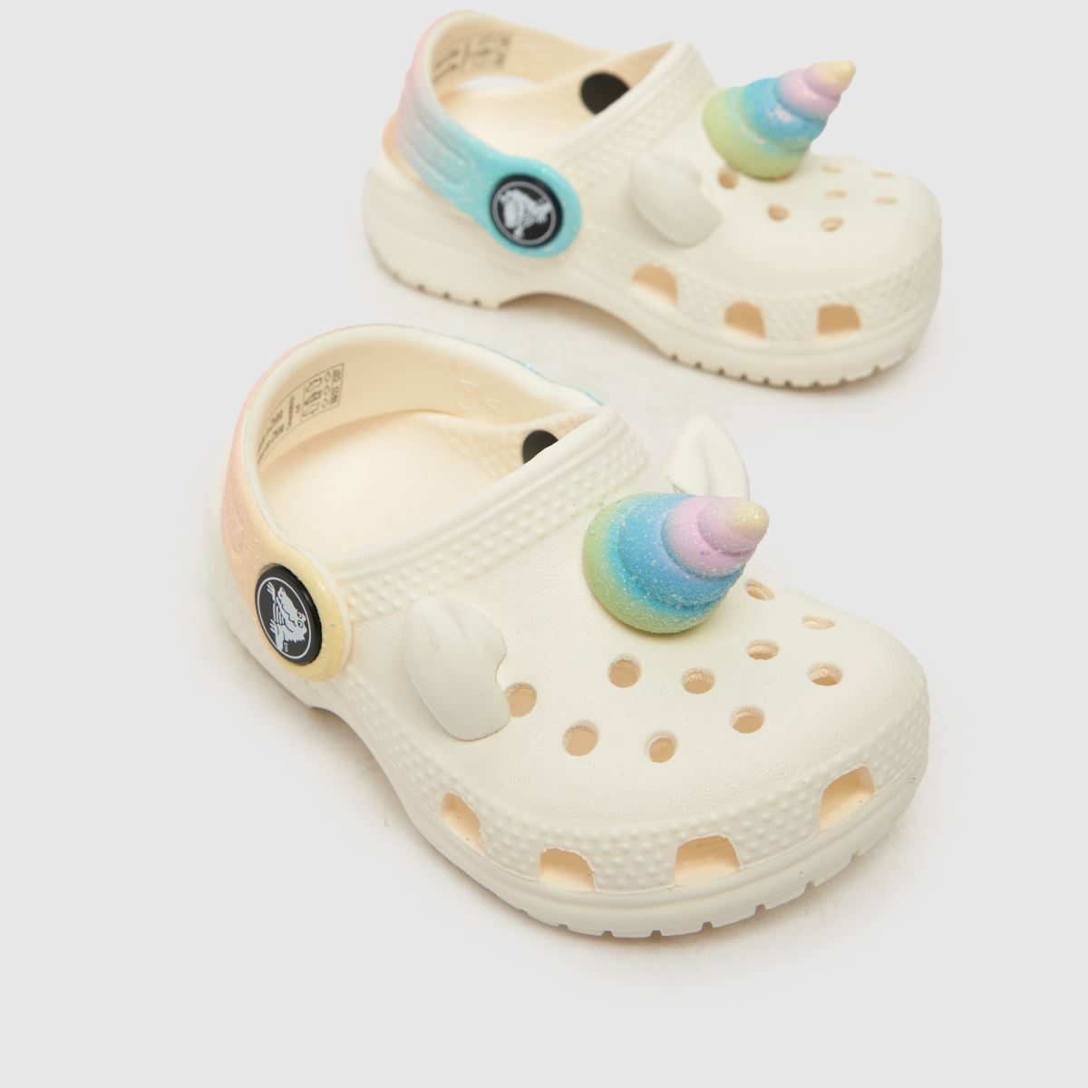 Schuh Crocs Classic I Am Unicorn Clog Girls Toddler In White