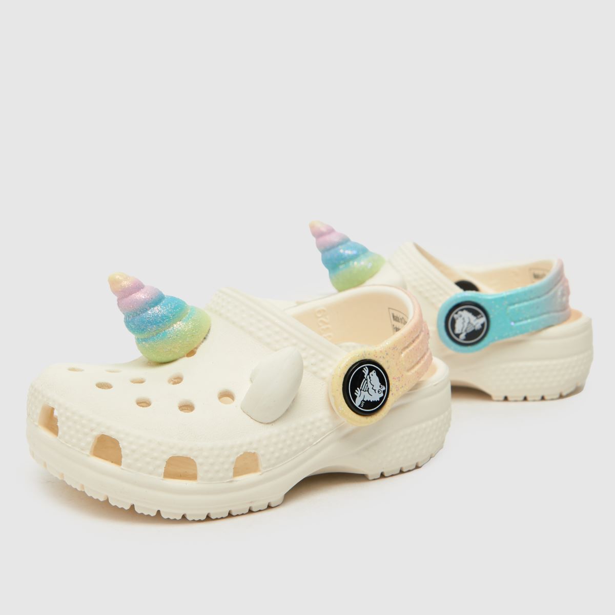 Schuh Crocs Classic I Am Unicorn Clog Girls Toddler In White