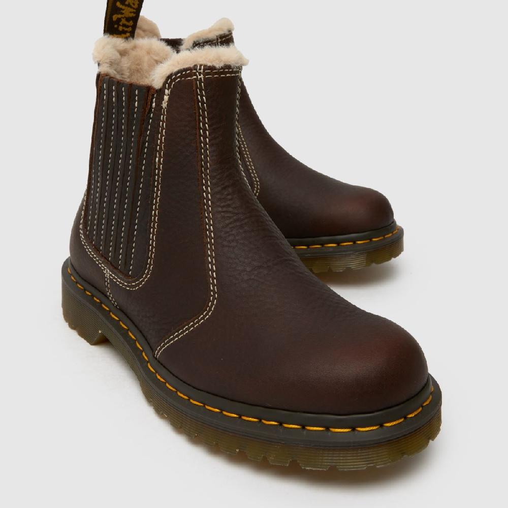 Schuh Dr Martens 2976 Leonore II Chelsea In Dark Brown