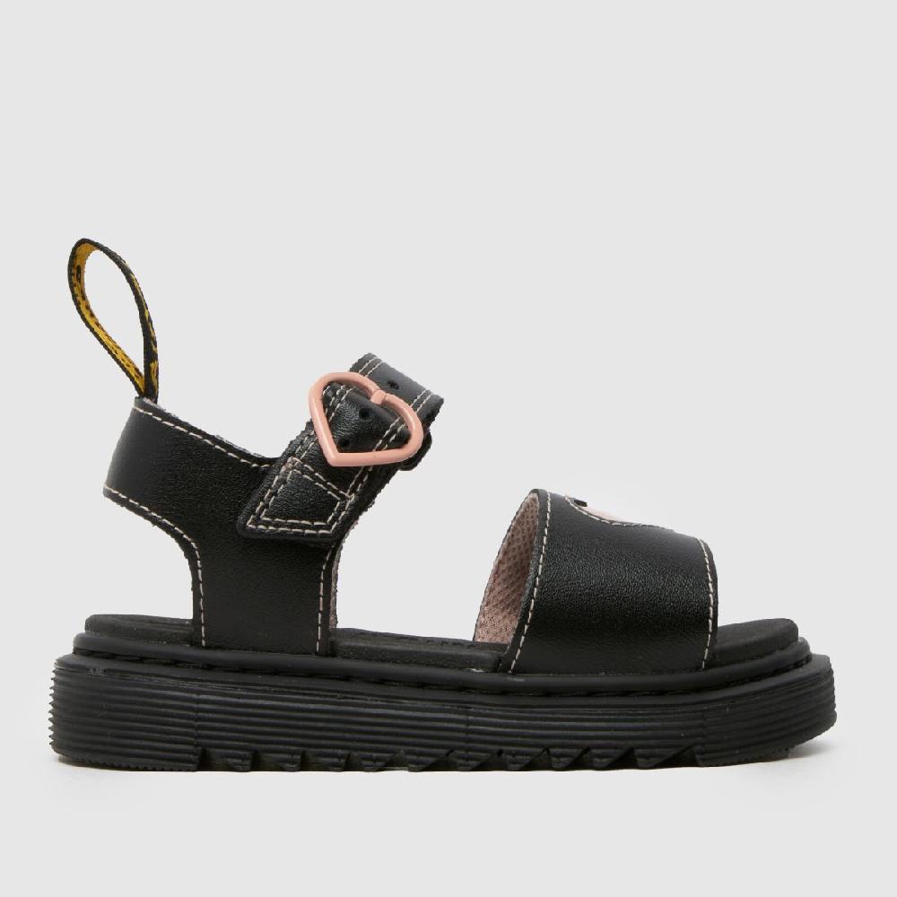 schuh Dr Martens Marlowe Hearts Girls Toddler in Black & pink