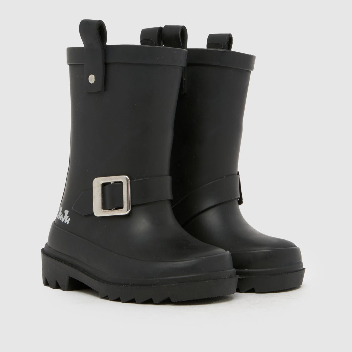 Schuh JUJU JELLIES Biker Wellie Girls Toddler In Black