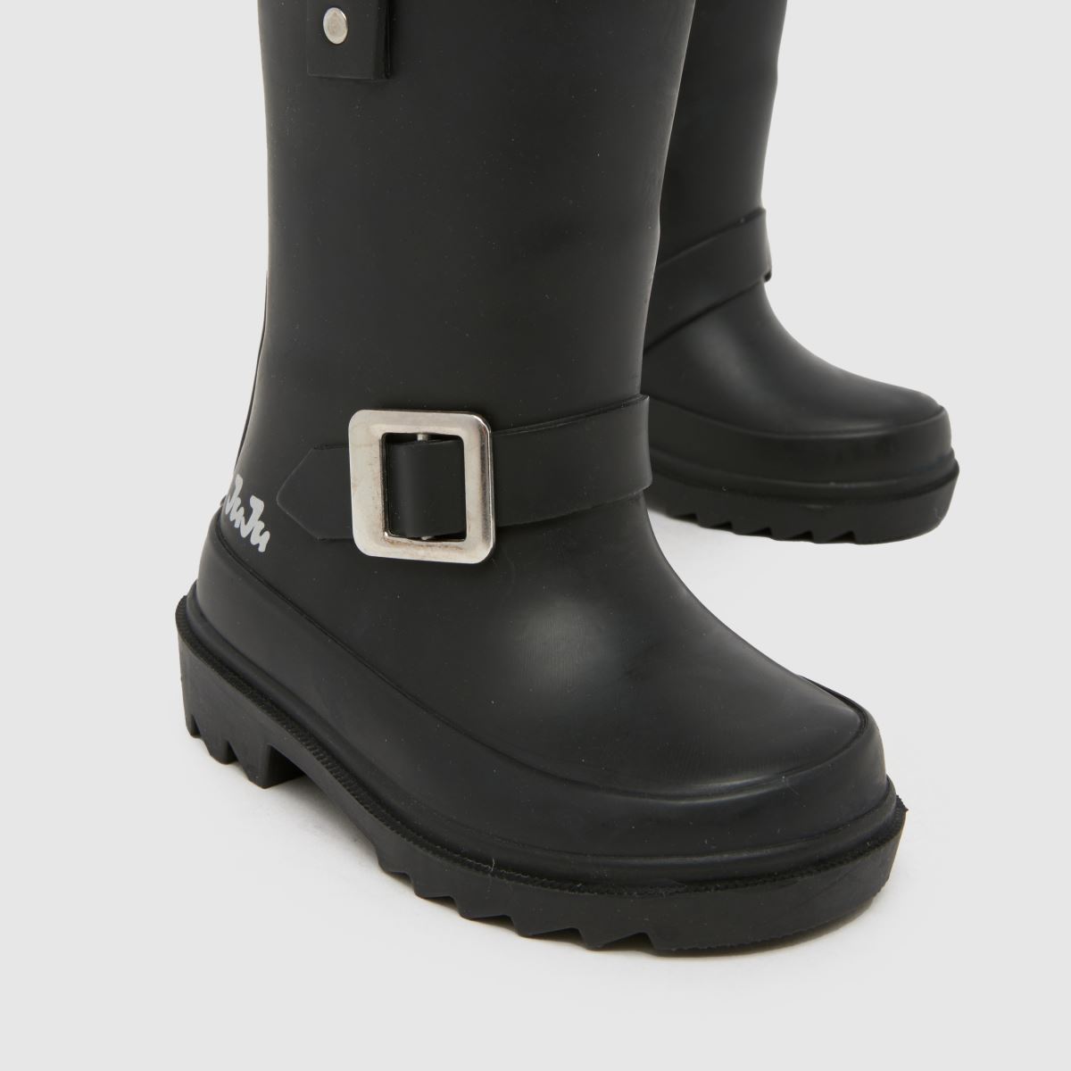 Schuh JUJU JELLIES Biker Wellie Girls Toddler In Black