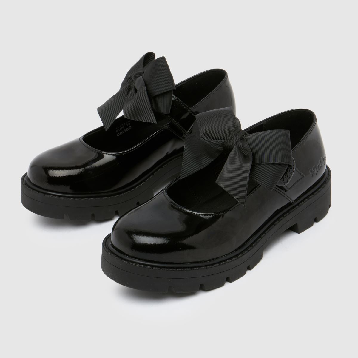 Schuh Kickers Kori Mary Jane Bow Girls Junior In Black
