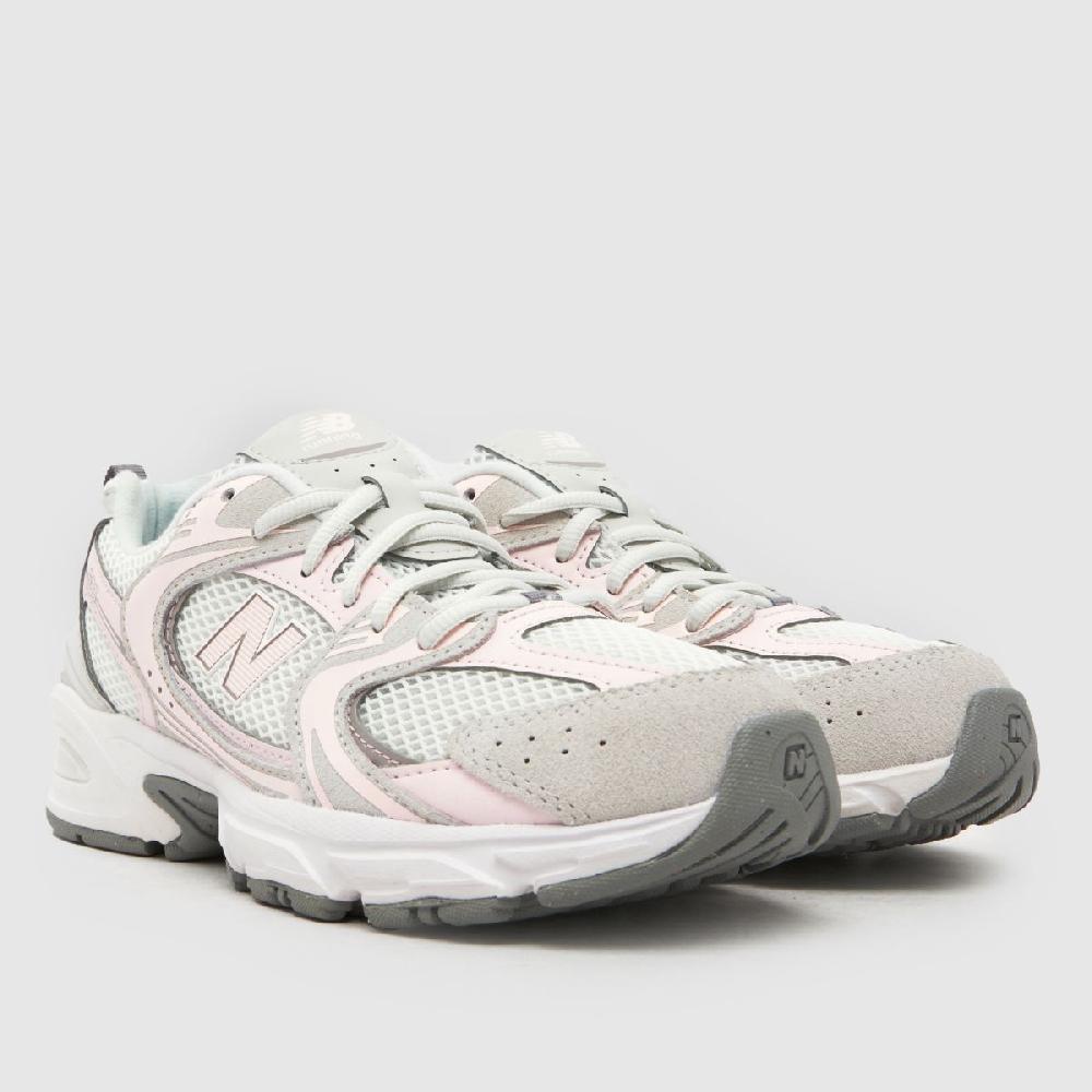 Schuh New Balance 530 Girls Youth In Grey Matter & Pink Salt