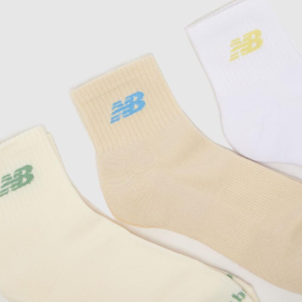 Schuh New Balance Everyday Ankle Socks 3 Pack In Multi