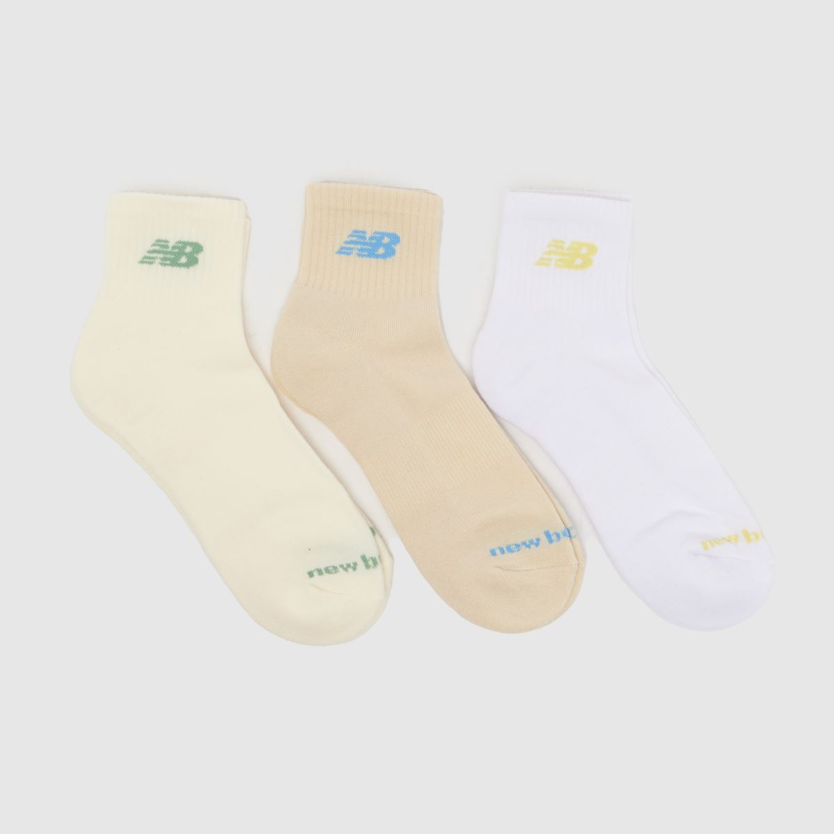 schuh New Balance Everyday Ankle Socks 3 Pack in Multi