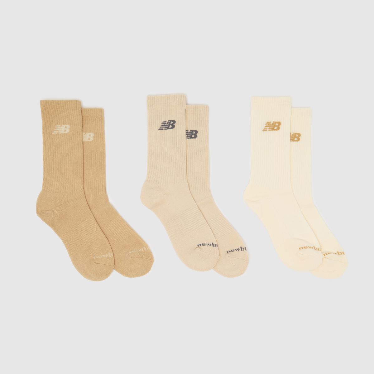schuh New Balance Everyday Crew Sock 3 Pack in Multi