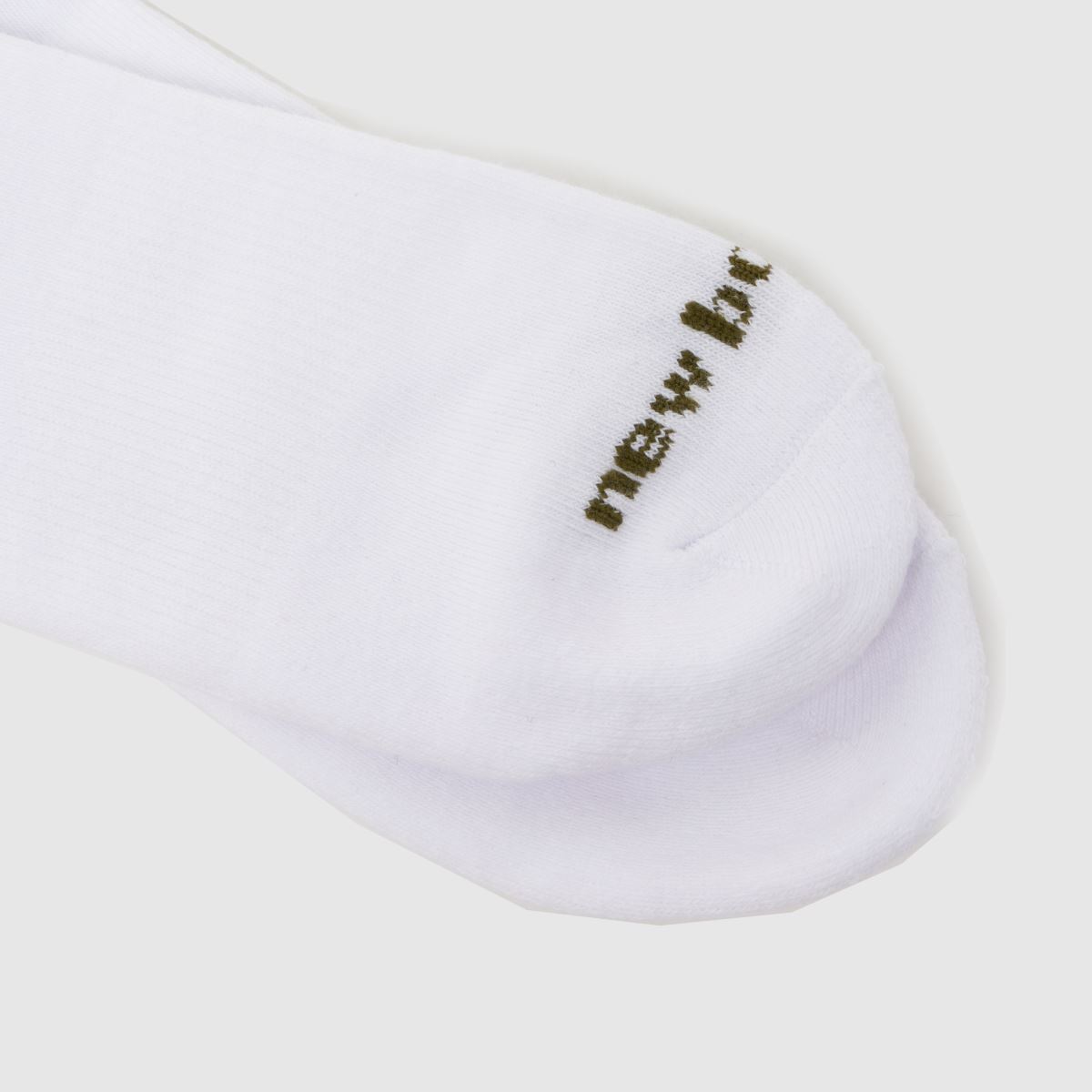 Schuh New Balance Mid Calf Embroidered Socks 6PK In White Multi