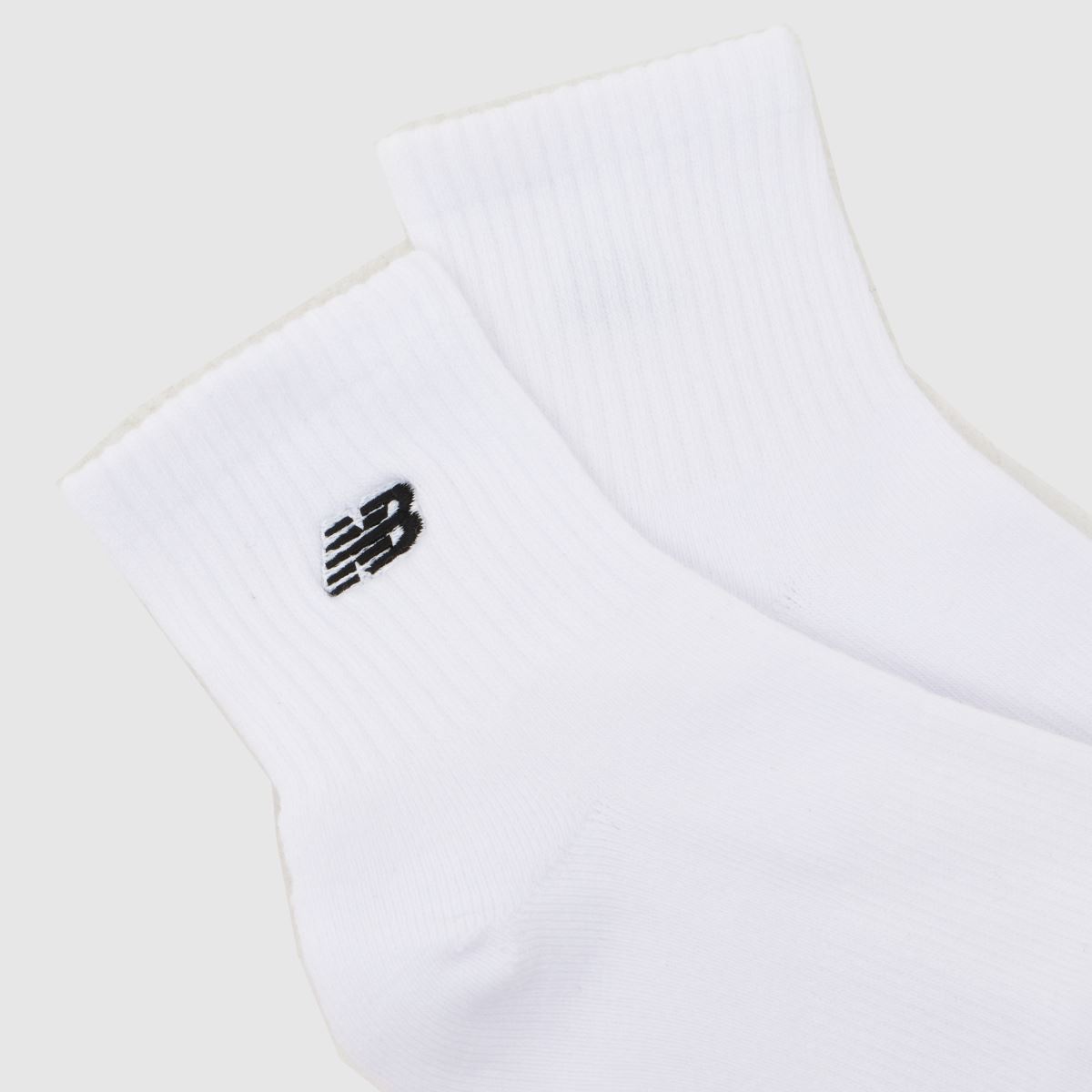 Schuh New Balance Patch Logo Ankle Socks 3PK In White