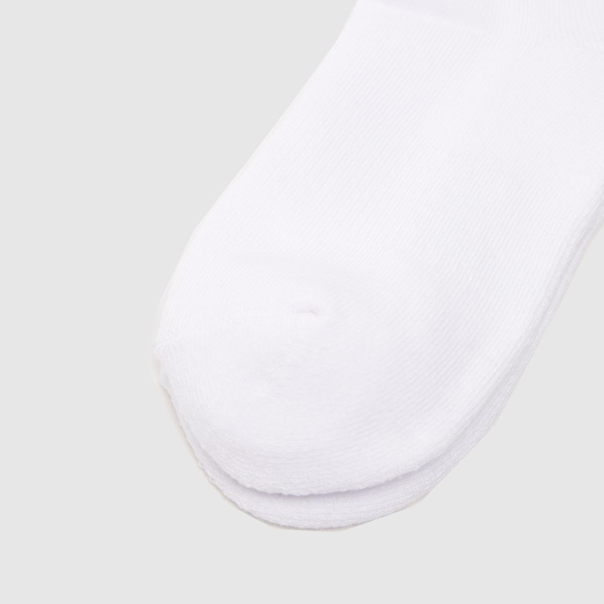 Schuh New Balance Patch Logo Crew Socks 3 Pack In White