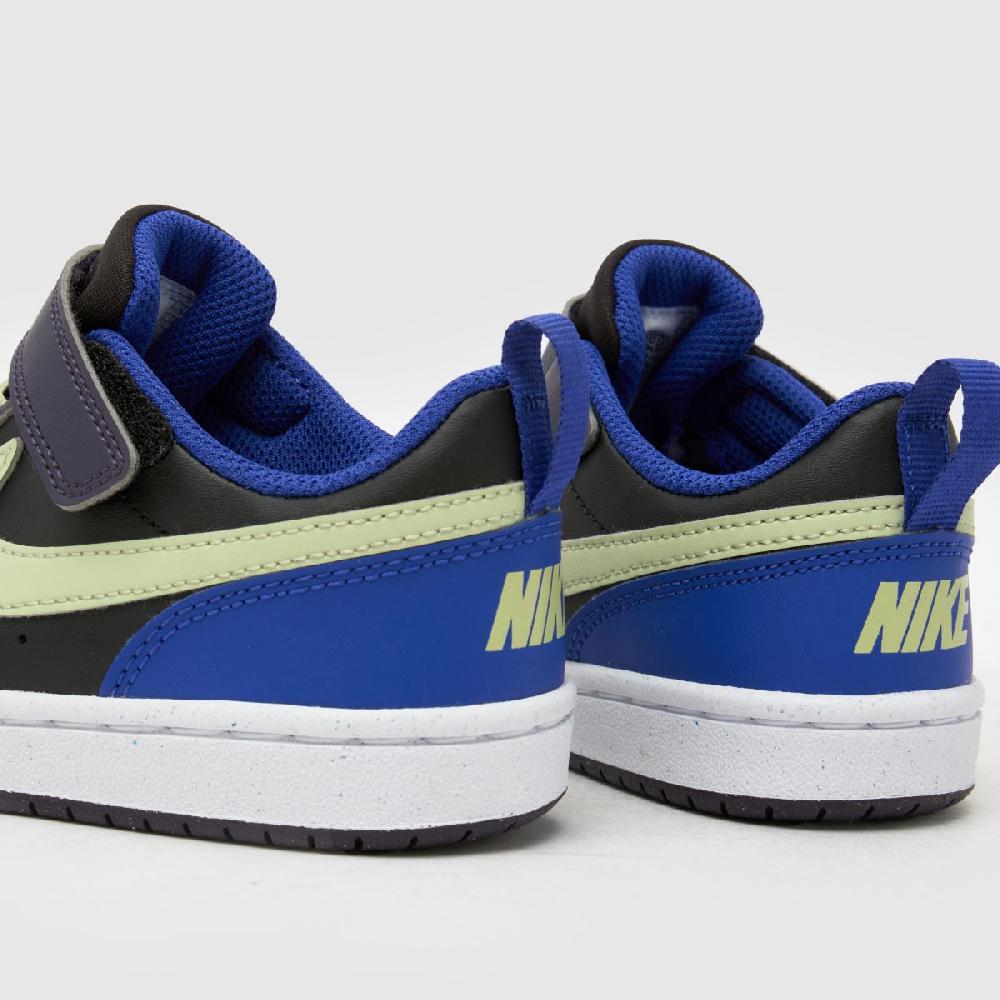 Schuh Nike Court Borough Low Boys Junior In Black Multi